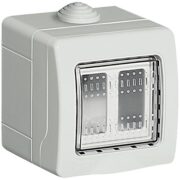 Custodia IP55 composta da base e portello di protezione, 2 moduli Màtix - BTICINO 25502