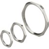 Ghiera Metal Nichelate Filettatura GAS Materiale Ottone UNI EN 12164 CW 614N Nichelatura 2-5 micron Filettatura G3 - BTICINO 386610