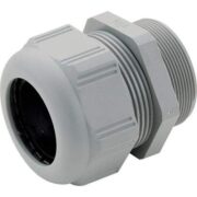 Pressacavo PSP in poliammide a serraggio meccanico con chiusura antivibrazione, completo di guarnizione interna, Colore grigio RAL7001, Filetto PG36, Diametro cavi (min/max) 22-32mm - BTICINO 84317