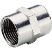 Manicotti Filettatura GAS Accessori in ottone nichelato, permettono la giunzione tra due filetti maschi uguali Filettatura G1 1/4 - BTICINO 86256