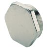 Tappo Filettatura PG in ottone nichelato a chiave esagonale utilizzato per la chiusura di fori filettati Filettatura PG21 - BTICINO 86466