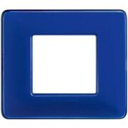 Placca 2 Moduli Matix, in tecnopolimero, Cobalto - BTICINO AM4802CBU