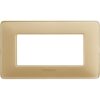 Placca 4 Moduli Matix, in Tecnopolimero, Avorio - BTICINO AM4804CAV
