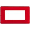 Placca 4 Moduli Matix, in Tecnopolimero, Corallo - BTICINO AM4804CRD