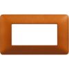 Placca 4 Moduli Matix, in Tecnopolimero, Rosso Terra - BTICINO AM4804TRT