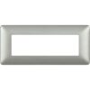 Placca 6 Moduli Matix, in Tecnopolimero, Silver - BTICINO AM4806MSL