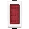Matix Portalampada con diffusore rosso, 1 Modulo, 3W - BTICINO AM5060R