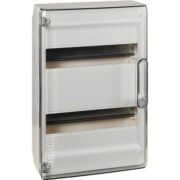 Centralino da parete con portello trasparente, 24 moduli DIN35 (2x12) - BTICINO F305PT24