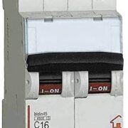Interruttore Magnetotermico 1P+N curva C 4,5kA 2 moduli DIN 230V In 16A - BTICINO FC810NC16