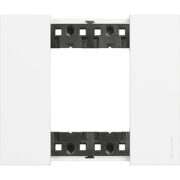Placca Living Now 2 Moduli, bianco, in plastica - BTICINO KA4802KW