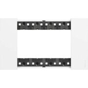 Placca Living Now 4 Moduli, bianco, in plastica - BTICINO KA4804KW