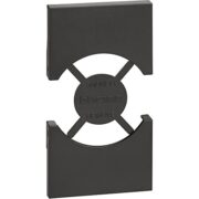 Living Now Cover per presa standard Italia/Germania P 40 articoli KG4140A16 - KG4140A16F 2 moduli, Nero - BTICINO KG03
