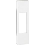 Living Now Cover per prese standard Italia, pulsante a tirante, interruttore bipolare, articoli KW4033 - KW4002 - KW4113 - KW4180 1 modulo, Bianco - BTICINO KW02