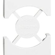 Living Now Cover Presa Standard Italia/Germania P 40, articoli KW4140A16 - KW4140A16F 2 moduli, Bianco - BTICINO KW03