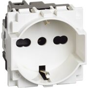 Living Now Presa Bipasso e Shuko 2 P+T 16 A 250 Va.c., Bianco - BTICINO KW4140A16