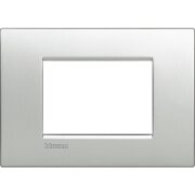 Placca Air 3 Moduli Living Light, in Metallo, Colore Tech - BTICINO LNC4803TE