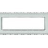 Placca Living Light 7 Moduli, Personalizzabile, in tecnopolimero, Colore Trasparente - BTICINO LND4807KR