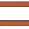 Living Light Placca 7 Posti, Rosso Gomma - BTICINO N4807RE