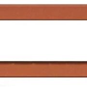 Living Light Placca 7 Posti, Rosso Gomma - BTICINO N4807RE