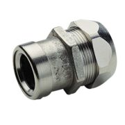 TILOK Raccordi metallici a innesto rapido TKG raccordo tubo/guidacavo Diametro esterno tubo: 20mm Diametro interno guaina 20,5mm - BTICINO TKG2021