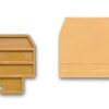 Piastrina Terminale per morsetto da 10mmq Beige - CABUR CB431