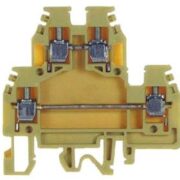 Morsetto Passante a due piani 4mmq Beige - CABUR DS100