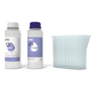CRYSTALGEL 1 Litro, Kit Gel Siliconico Bicomponente Trasparente Cristallino Riempimenti, Isolanti Sigillature Scatole Cassette Derivazione - ETELEC MP0200