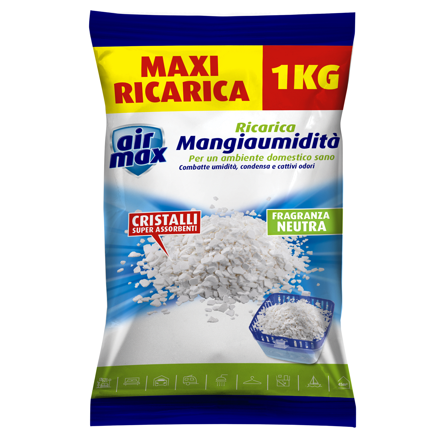 Air Max Mangiaumidità, Ricarica 1000g, Neutra - UHU BOSTIK D0731