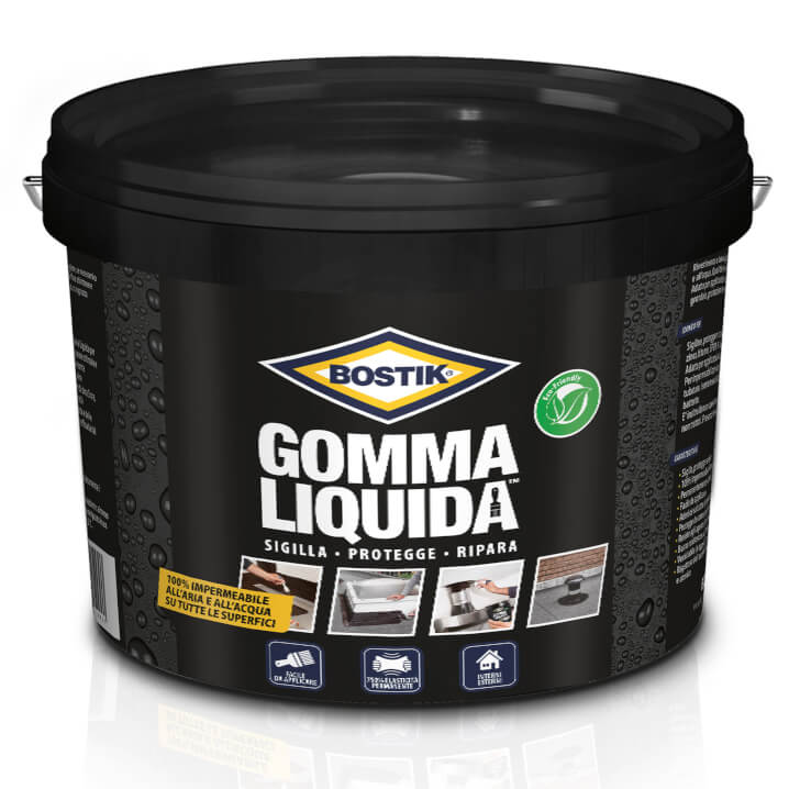 Gomma Liquida Impermeabilizzante 5 Litri - UHU BOSTIK D2074