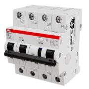 Interruttore Magnetotermico Differenziale 6kA, AC, Curva C, 20A 30mA 3P+N - ABB DS3NC20AC30
