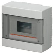 Centralino Parete Ip40 Portella Trasparente 8 Moduli - ELETTROCANALI EC60008