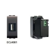 Alimentatore Usb Da Incasso 5Vdc 2,1A - ELETTROCANALI ECL4081