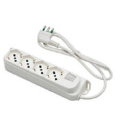 Multipresa con 4 prese universali, 1,5M, Schuko/bipasso con interruttore - FANTON 40420