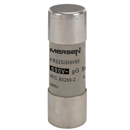 Mersen Fusibili a puntale 22x58 gG da 500 a 690 V CA 50A - MERSEN FR22GG69V50