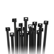 Confezione 100 Fascette Stringicavo Cablaggio Fissaggio Cavi Tubi Nylon Colore Nero Dimensioni 540 x 7,5 mm Diametro 15-147 - ETELEC FN54075