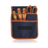 Marsupio Borsa Utensili, Tasca Porta Attrezzi Lavoro, 3 Scompartimenti, 4 Utensili - ETELEC T6702