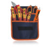 Marsupio Borsa Utensili, Tasca Porta Attrezzi Lavoro, 3 Scompartimenti, 7 Utensili - ETELEC T6706