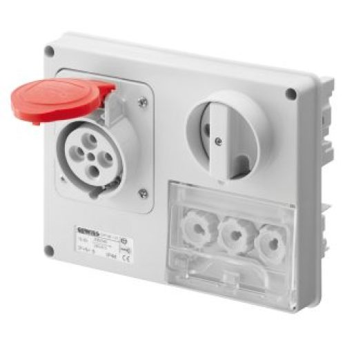 Presa Interbloccata con base portafusibili 3P+N+T IP44 32A - GEWISS GW66142