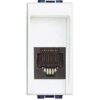 Living Light Bianco Connettore RJ11 AMP - BTICINO N4262/11