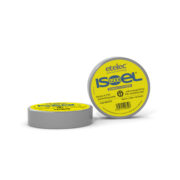 Nastro Adesivo Isolante PVC, Impiego Generale Protezione Connessioni Elettriche Cavi Bassa Tensione, 19 x 25 mm, Spessore 0,15 mm, Grigio - ETELEC NA4219