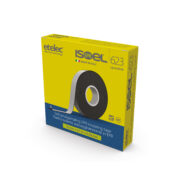 Nastro Isolante Autoagglomerante Nero Vulcanizzante, in EPR, Protezione fino a 69 kV, 19mm x 9,1m x 0,50mm - ETELEC NA4623