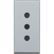 Presa Axolute 2P+T 10A 250 Vac, interasse 19mm, Alveoli Schermati, Tech - BTICINO HC4113