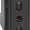 Living Now Presa 2 P+T 16 A 250 Va.c, Interasse 19 mm e 26 mm, Bipasso Nero - BTICINO KG4180