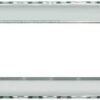 Placca Living Light 4 Moduli, Personalizzabile, in tecnopolimero, Colore Trasparente - BTICINO LND4804KR
