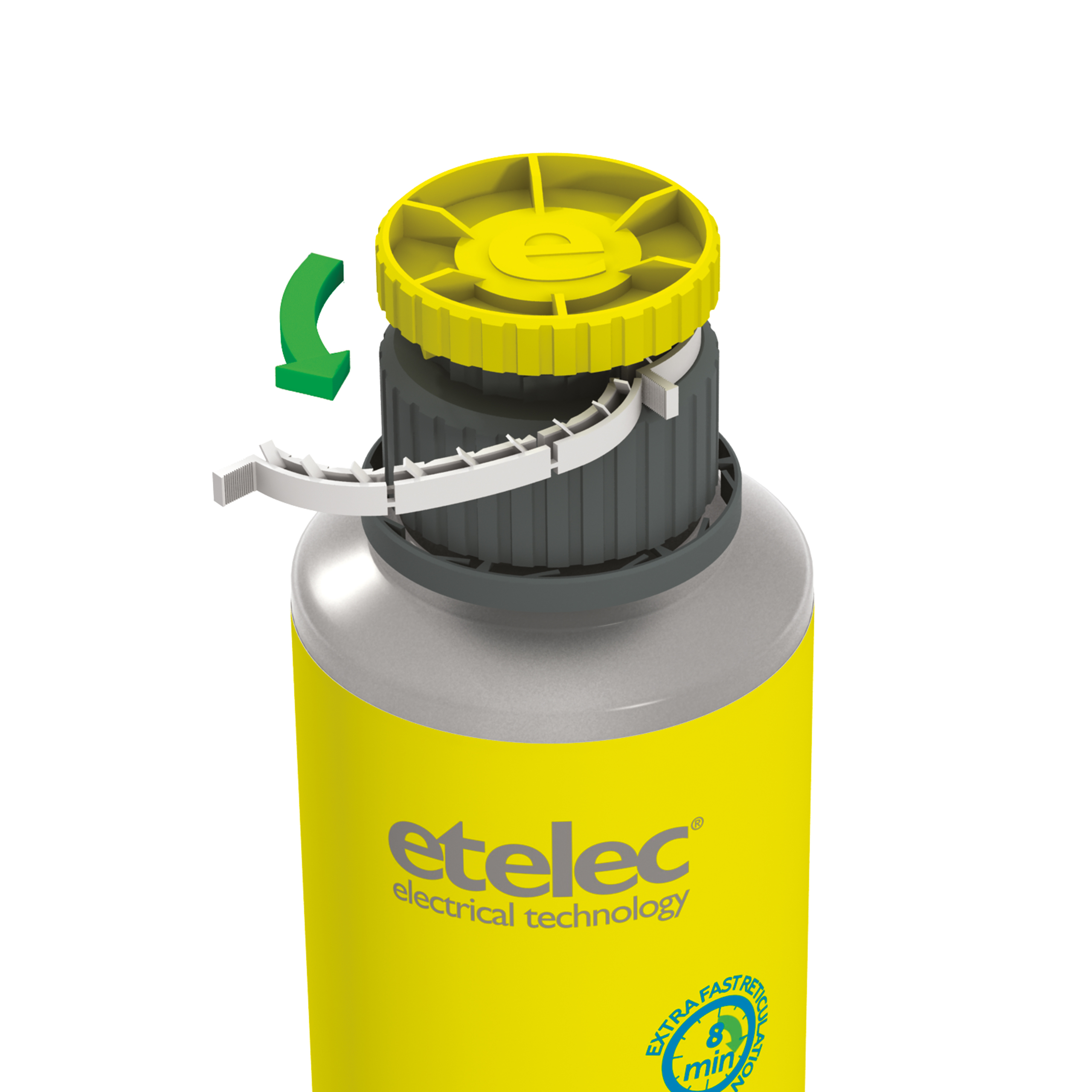 MPONE 0,900 Litri, Gel Siliconico Bicomponente Monoflacone, Riempitivo Isolante Elettrico, Cassette Derivazione, 900 ML - ETELEC MP109