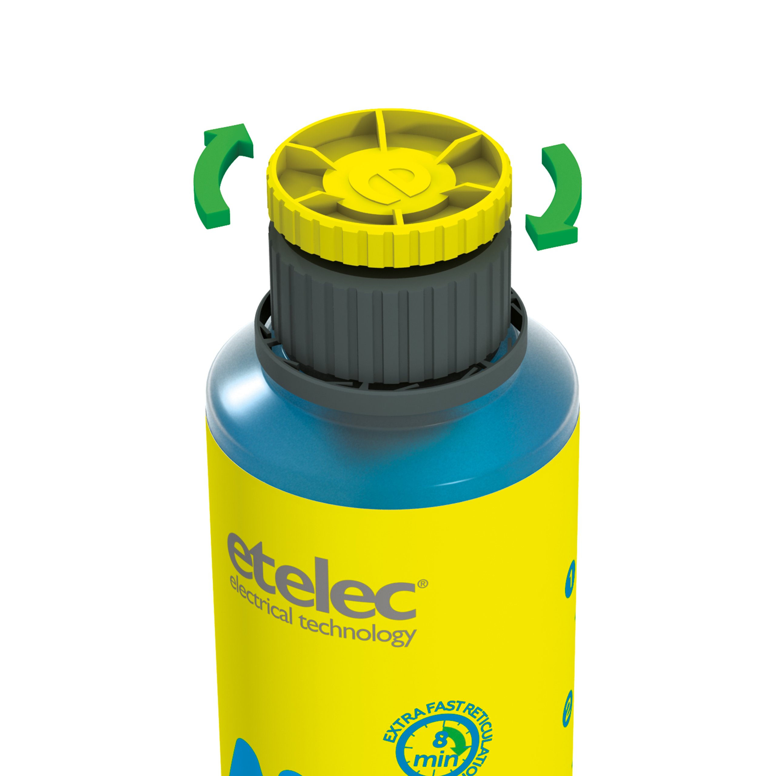 MPONE 0,600 Litri, Gel Siliconico Bicomponente Monoflacone, Riempitivo Isolante Elettrico, Cassette Derivazione, 600 ML - ETELEC MP106