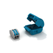 Astuccio 2 Pezzi Shell Box Dispositivo Connessione Isolamento Gel Protezione Acqua IPX8 Cavi Piccola Sezione 0,2-4 mm², 1 Polo, 2 Cavi per polo - ETELEC MJB112