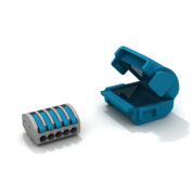 Shell Box Dispositivo Connessione Isolamento Gel Protezione Acqua IPX8 Cavi Piccola Sezione 0,2-4 mm², 5 Leve - ETELEC MJB215