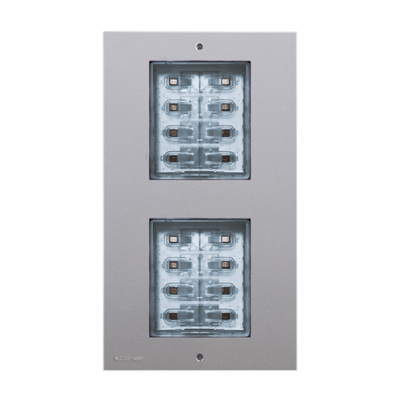 Modulo Pulsanti serie Ciao, Sistema digitale 2 fili Simplebus2, da completare con 2/4/8/16 pulsanti chiamata - COMELIT CA2200P