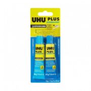 UHU Colla Adesivo Epossidica Bicomponente Rapido, 2 x 15 ml - UHU BOSTIK D9244